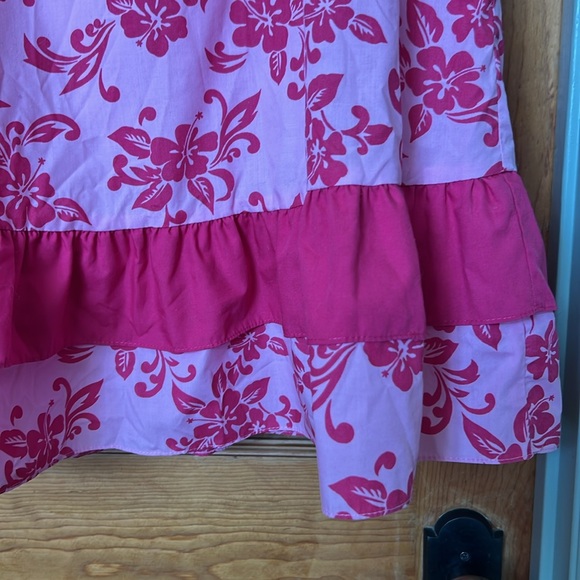 Be'be' Tahiti Pink Hawaiian Dress Made in Hawaii VLV - Picture 5 of 14